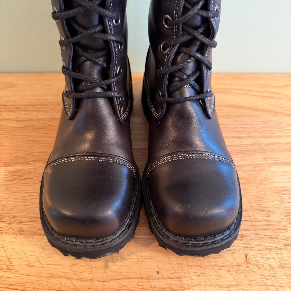 Fluevog Jessamy Knee-High Lace-Up Boots Size 6.5 - Picture 4 of 15